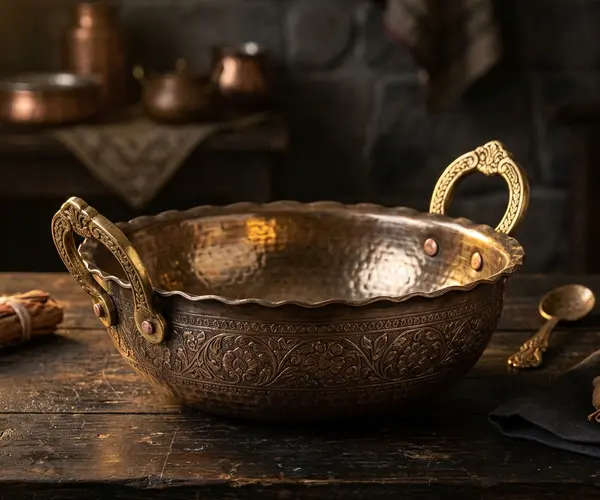 Royal Brass Cookware Kadai